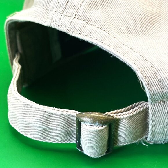 Decky Sprint Car Racing Hat Red Yellow Embroidered Dirt Track Cap Tan Dad Hat - Picture 11 of 11